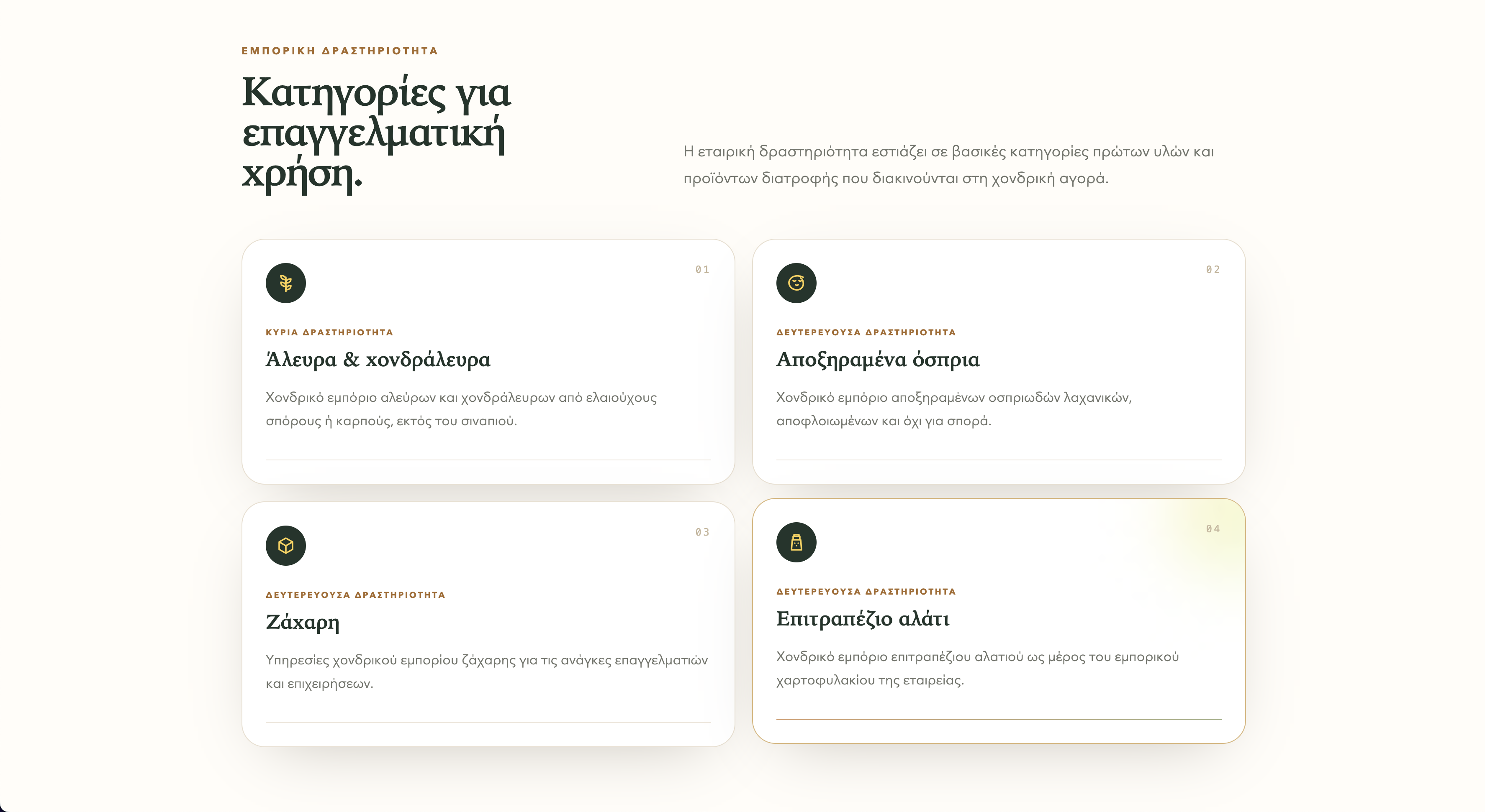OLT Flour & Sugar — Wholesale Website preview 1